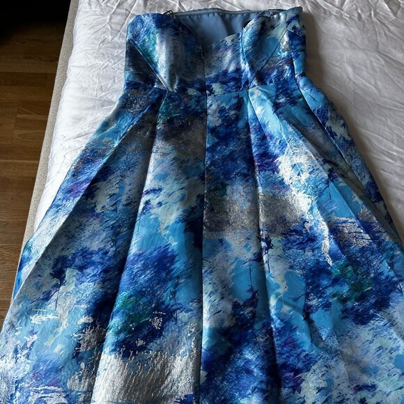 NEW WITH TAGS ML Monique Lhuillier Gorgeous Designer Cocktail Dress - Picture 5 of 6